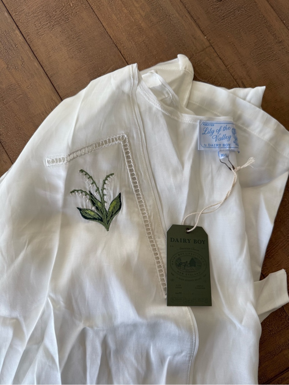 Dairy Boy Bridal Robe - Picture 4 of 4